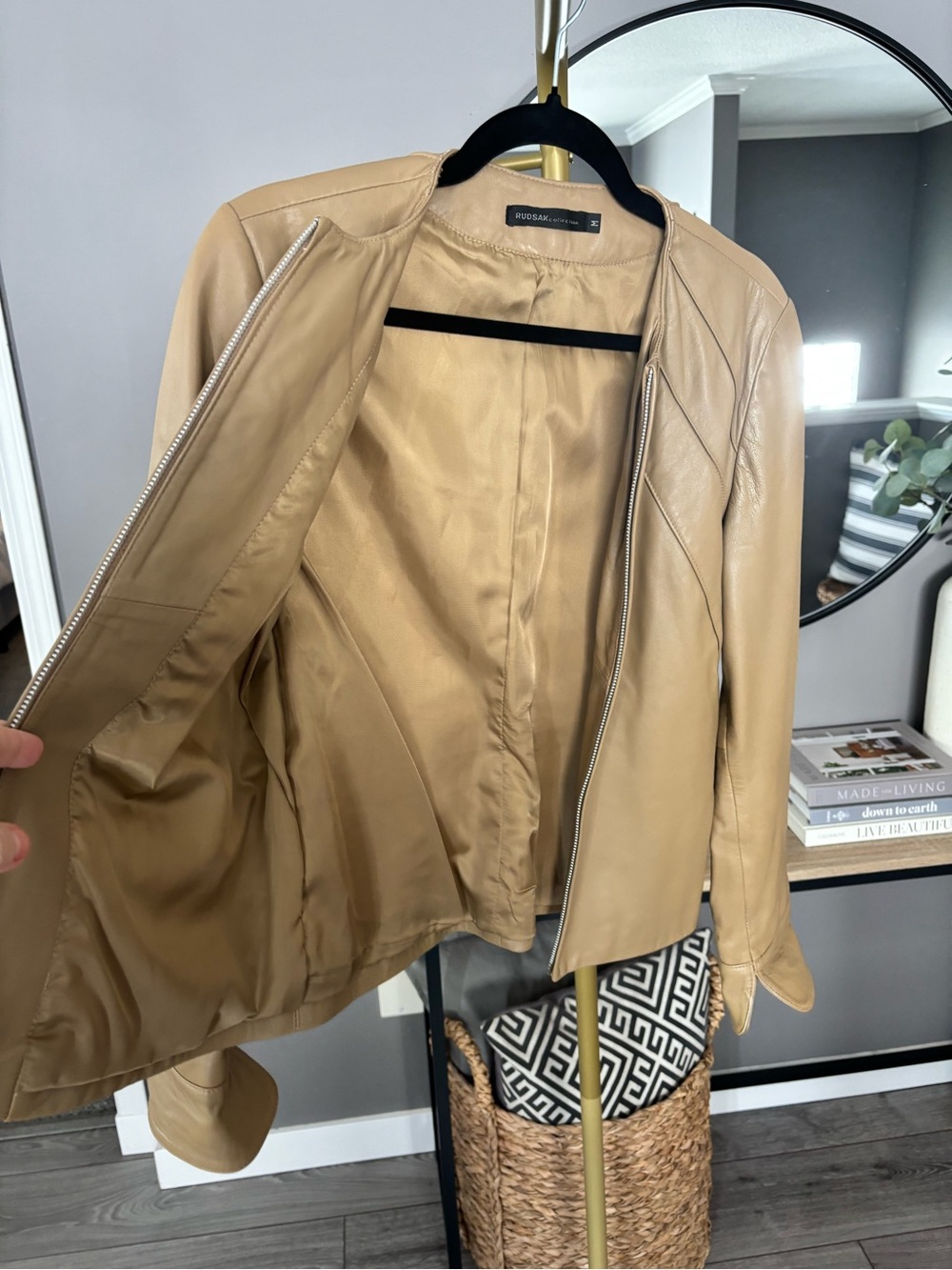RUDSAK Leather Zip-Up Jacket - Picture 5 of 7